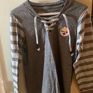 Women's Antigua Pittsburgh Steelers long sleeved shirt, L, like new, worn once
